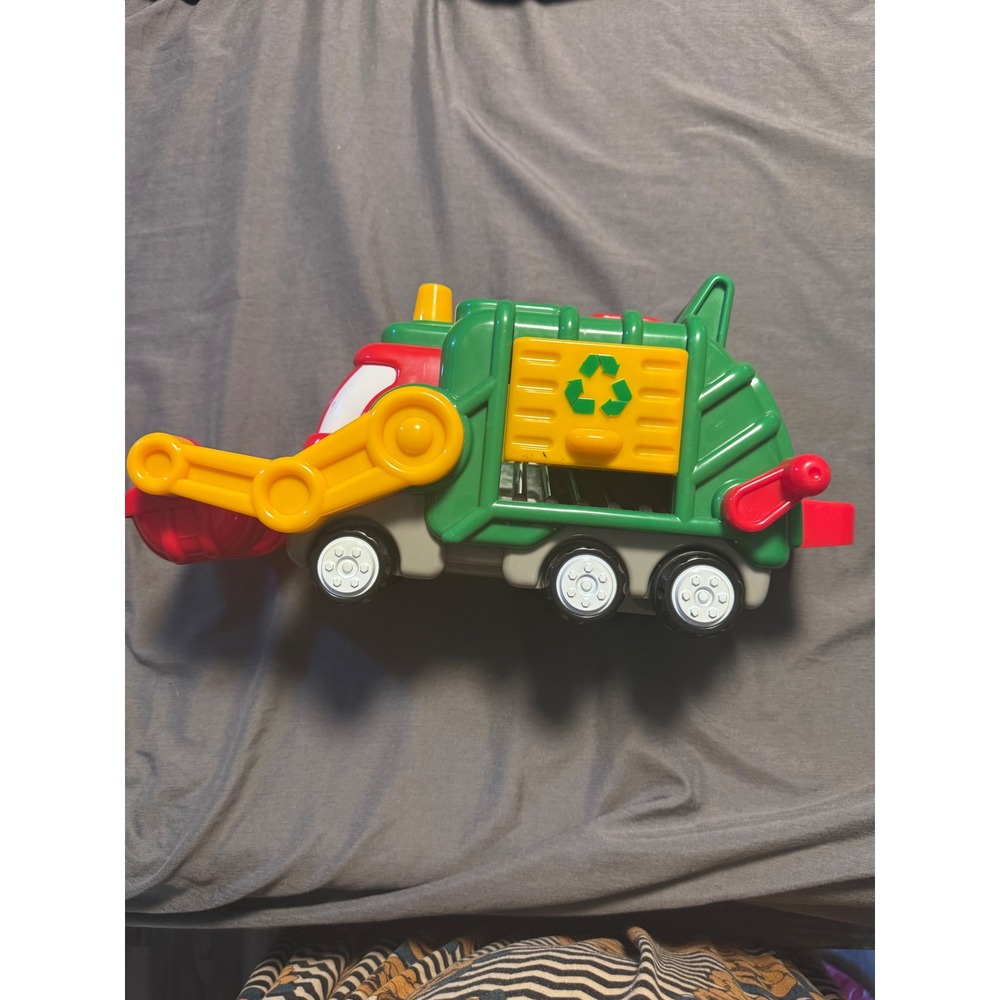 WOW Toys Fred the Garbage Truck Friction Powered Recycling Toy with Figures